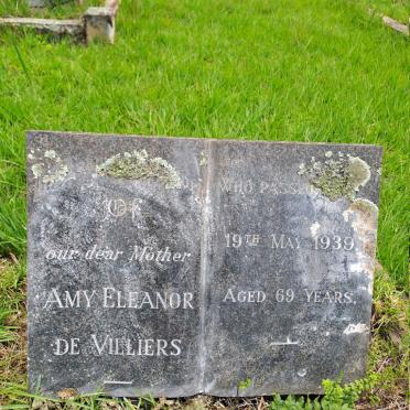 VILLIERS Amy Eleanor, de -1939