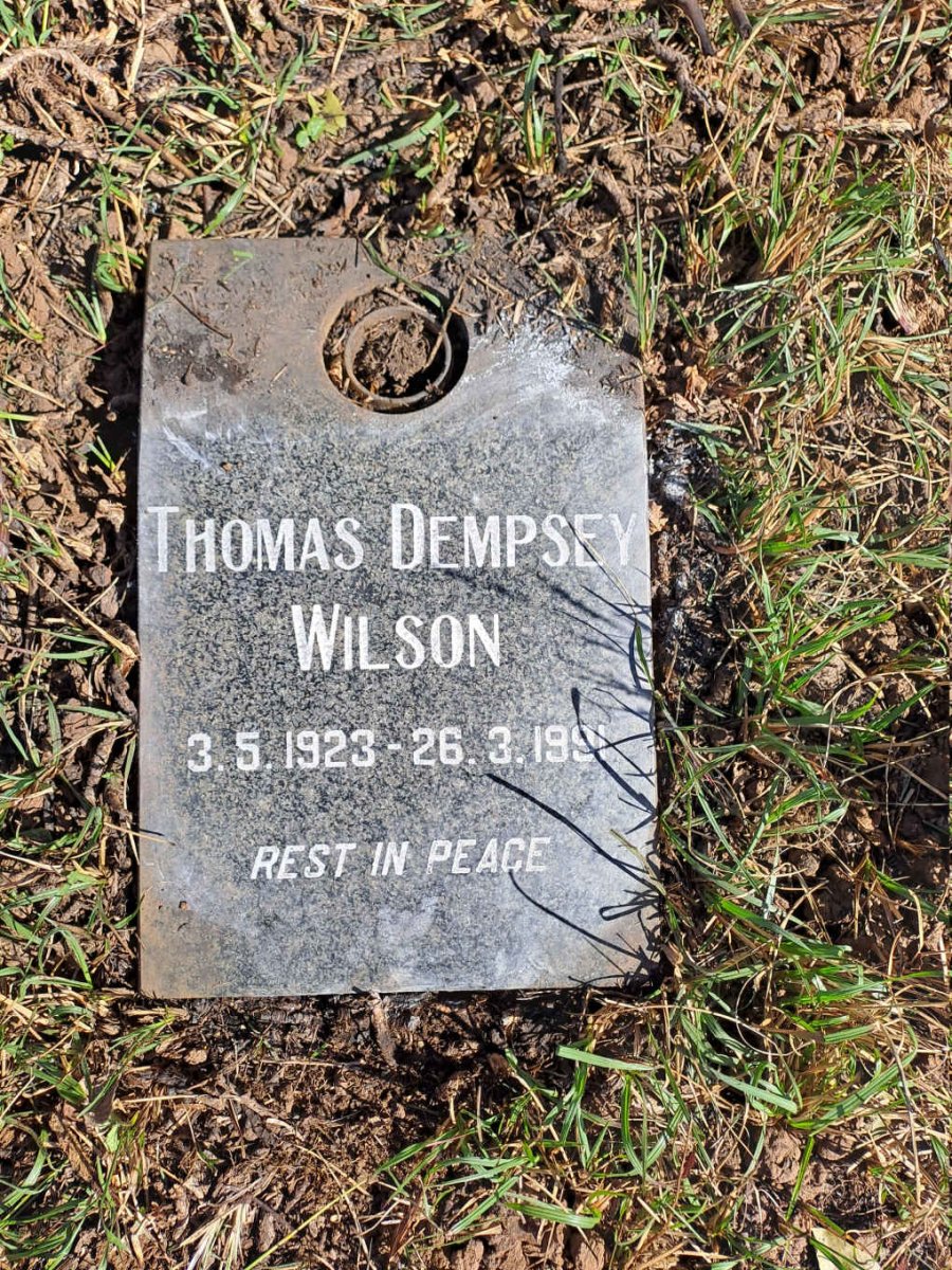 WILSON Thomas Dempsey 1923-1991