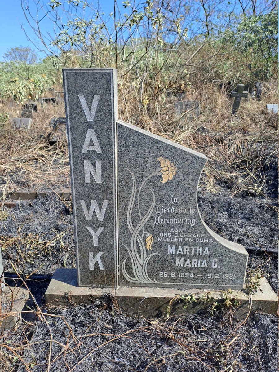 WYK Martha Maria, van 1894-1981