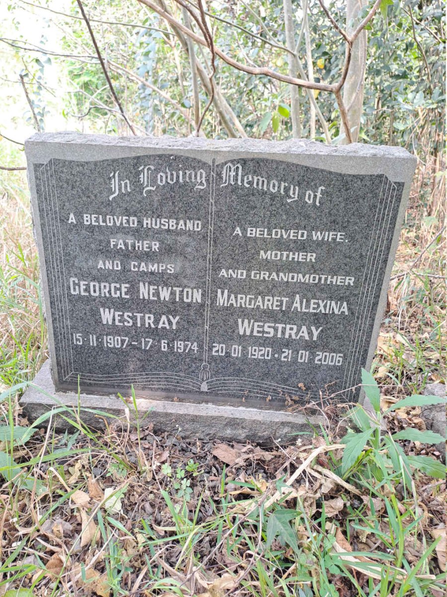 WESTRAY George Newton 1907-1974 & Margaret Alexina 1920-2006