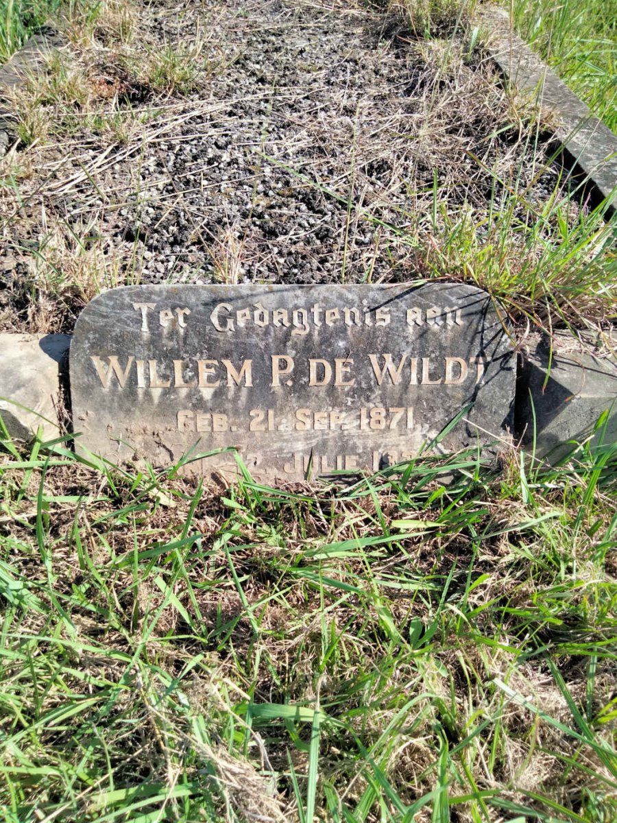 WILDT Willem P, de 1871-1933