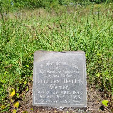WERNER Johannes Hendrik 1893-1958