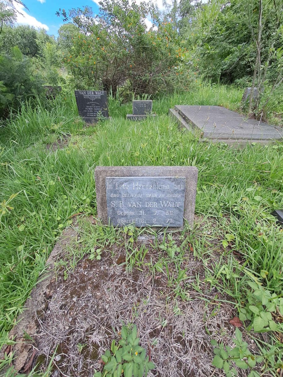 WALT S.B., van der 1956-1973