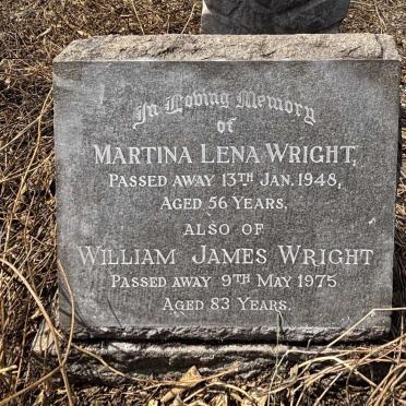 WRIGHT William James -1975 & Martina Lena -1948