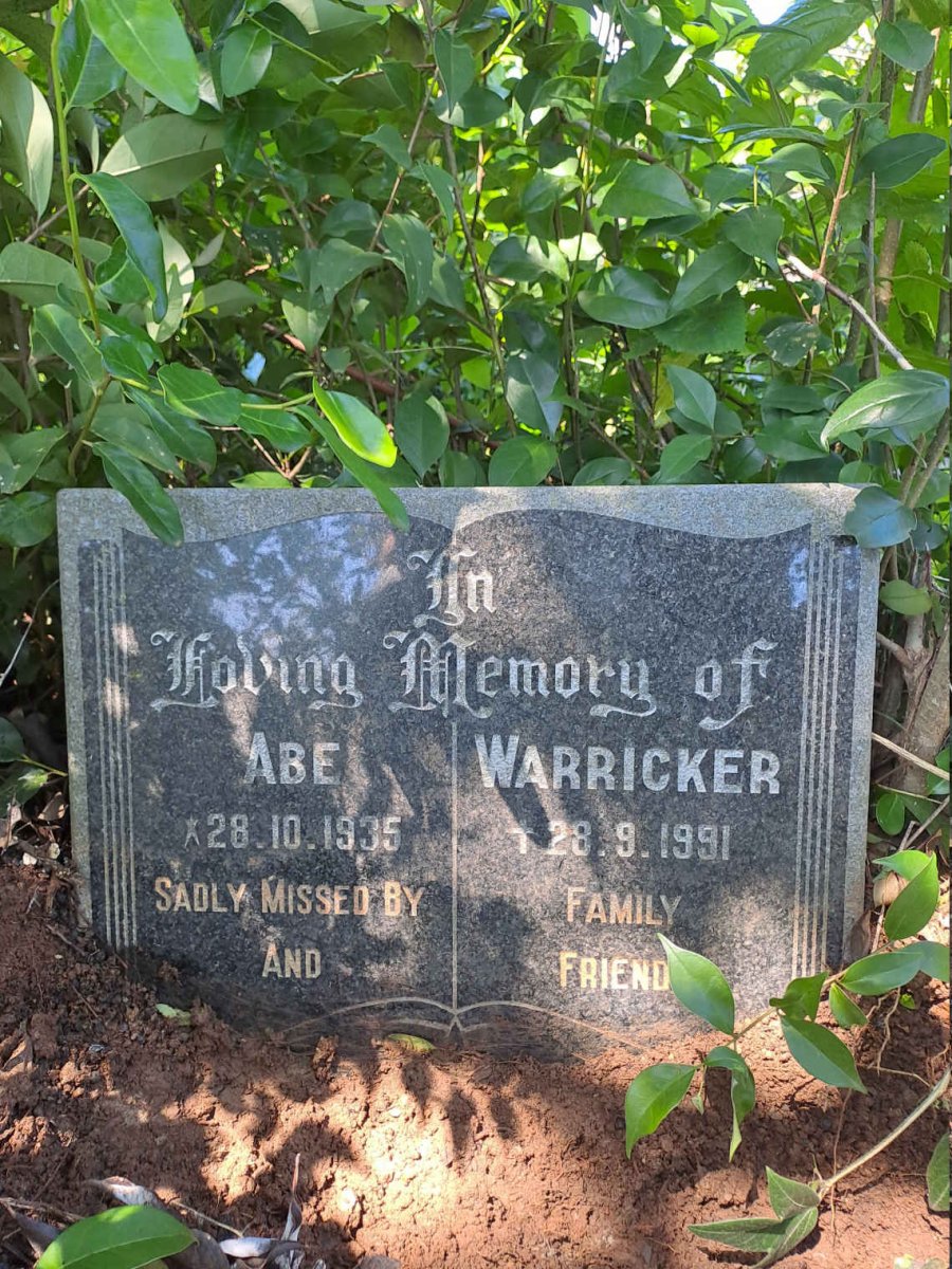 WARRICKER Abe 1935-1991