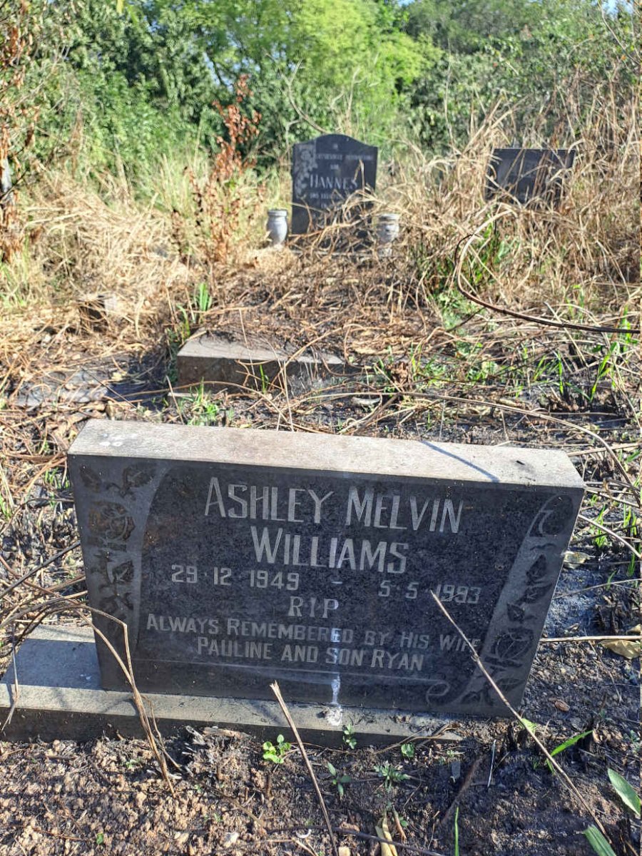 WILLIAMS Ashley Melvin 1949-1993