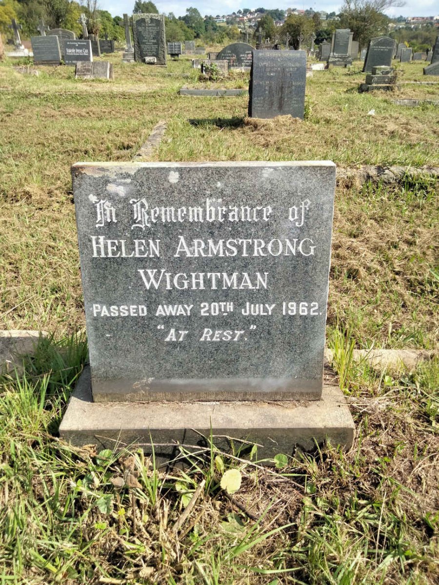 WIGHTMAN Helen Armstrong- 1962