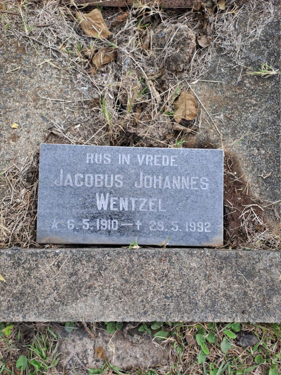 WENTZEL Jacobus Johannes 1910-1992