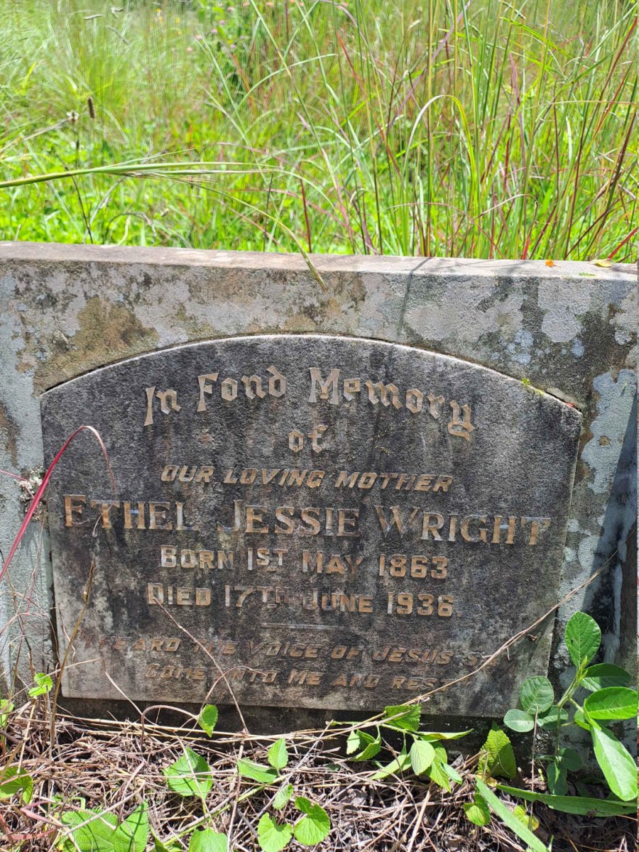 WRIGHT Ethel Jessie 1863-1936