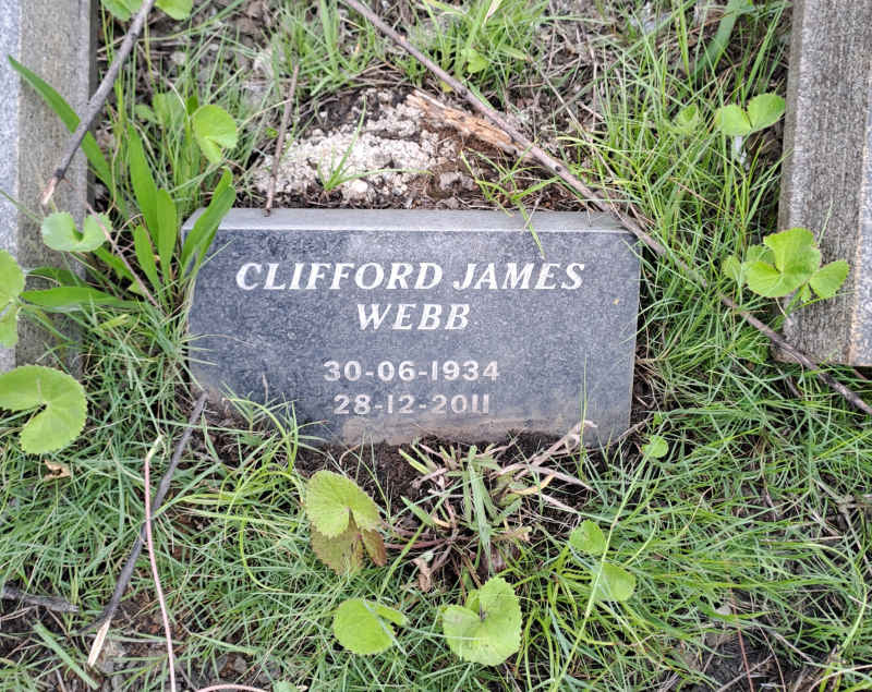 WEBB Clifford James 1934-2011
