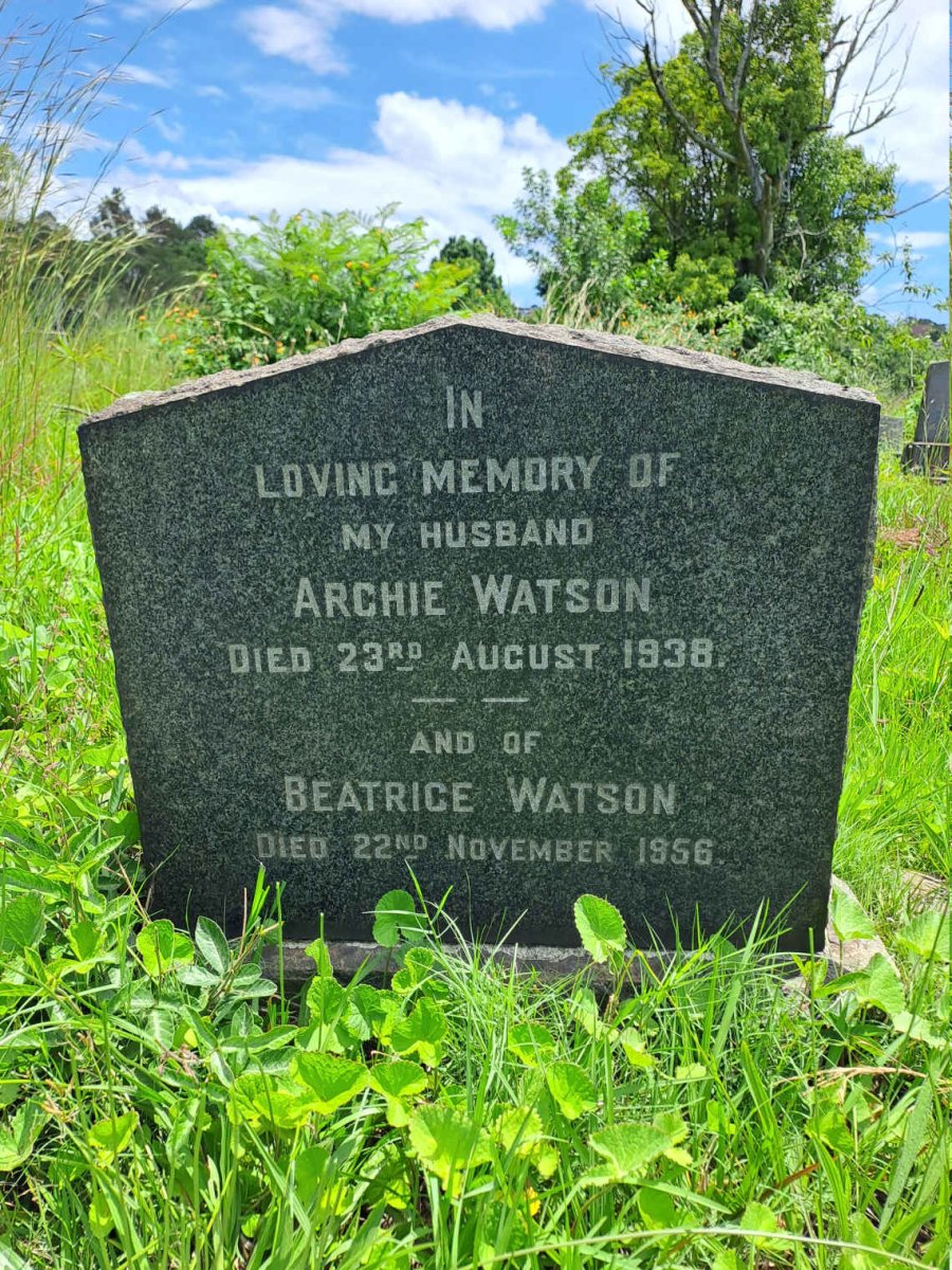 WATSON Archie -1938 & Beatrice -1956