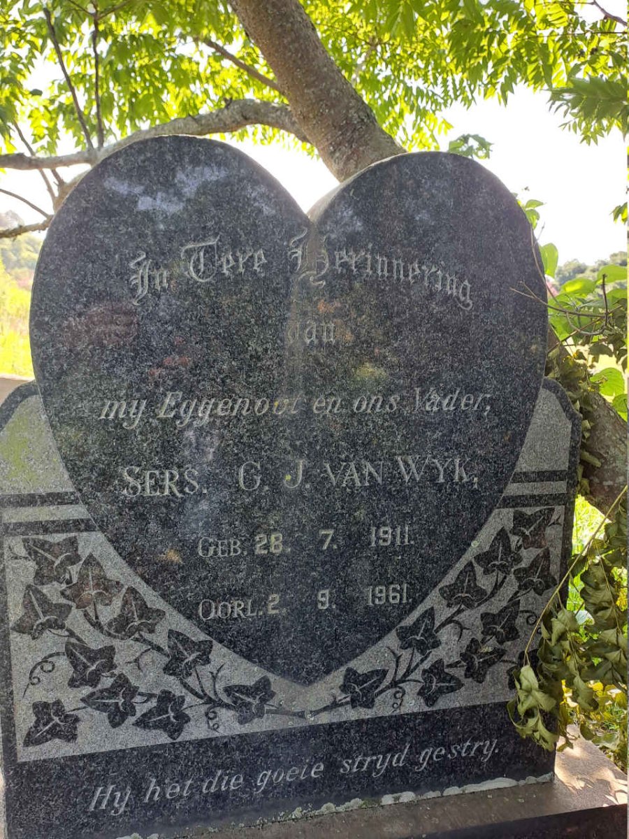 WYK G.J., van 1911-1961