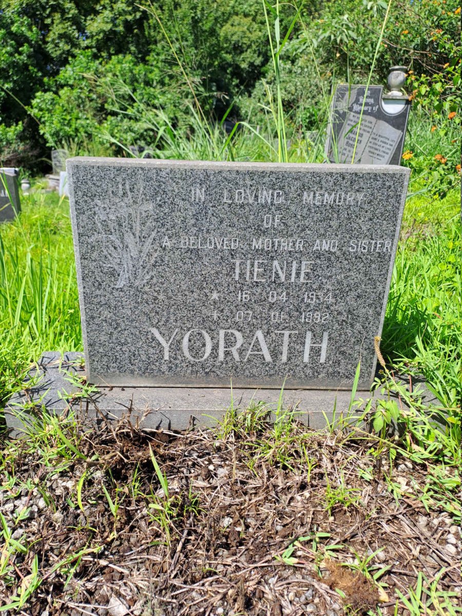 YORATH Tienie 1934-1992