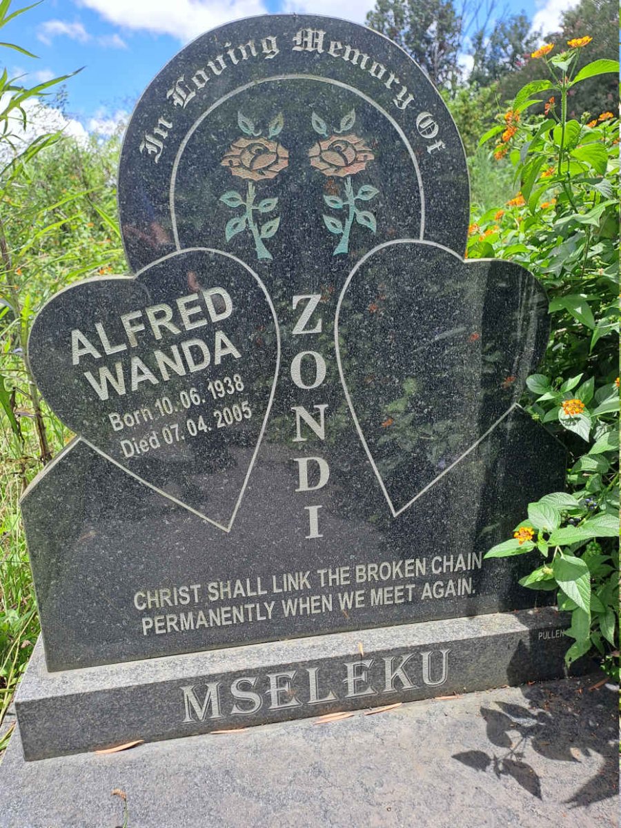ZONDI Alfred Wanda Mseleku 1938-2005