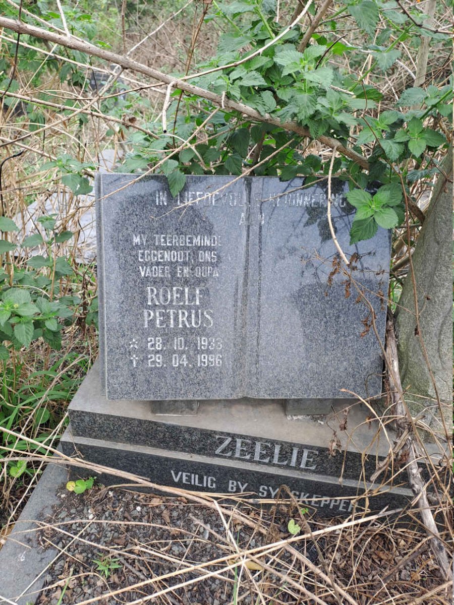 ZEELIE Roelf Petrus 1933-1996