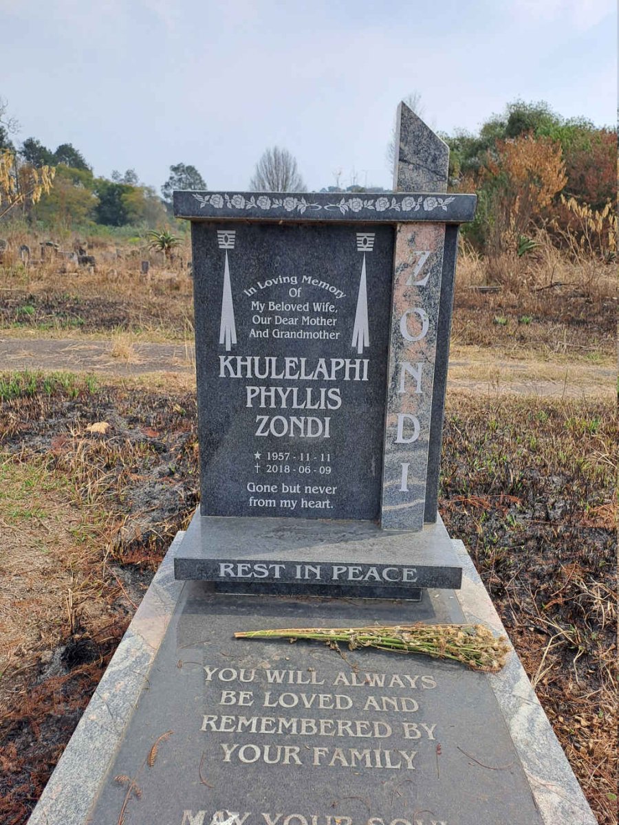 ZONDI Khulelaphi Phyllis 1957-2018