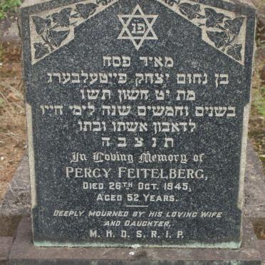 FEITELBERG Percy -1945
