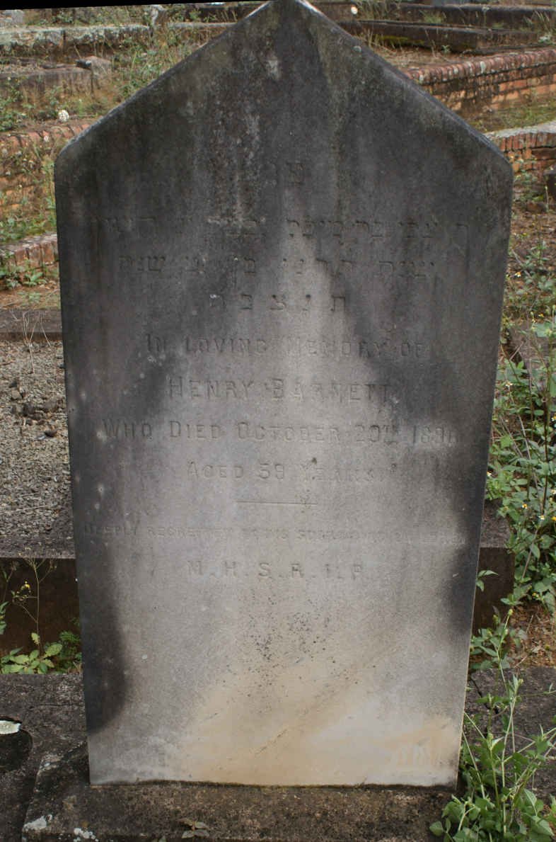 BARNETT Henry -1896