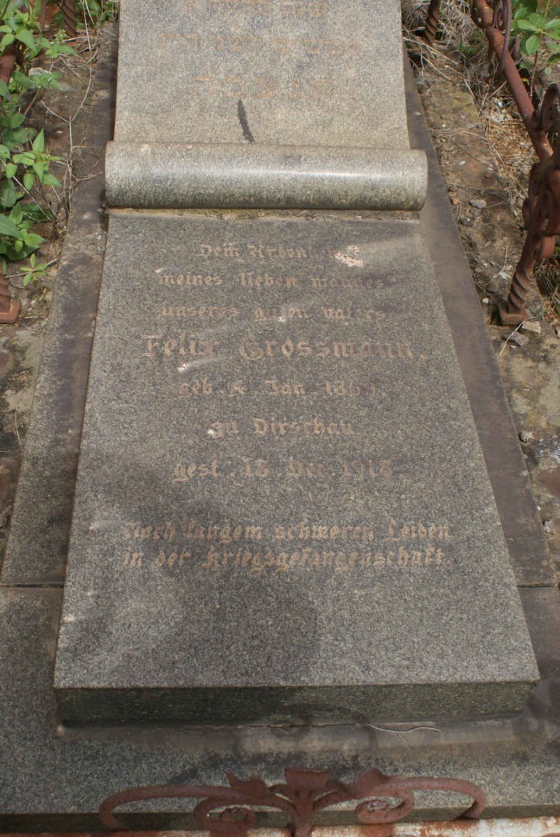 GROSSMANN Felix -1869-1918