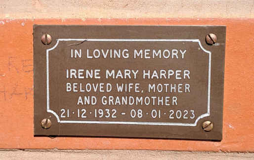 HARPER Irene Mary 1932-2023