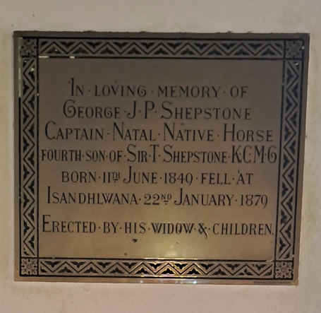 SHEPSTONE George J.P. 1840-1879