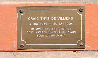 VILLIERS Craig Thys, de 1979-2004