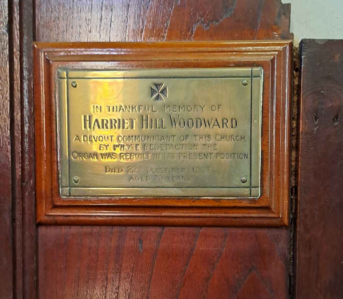 WOODWARD Harriet Hill 
