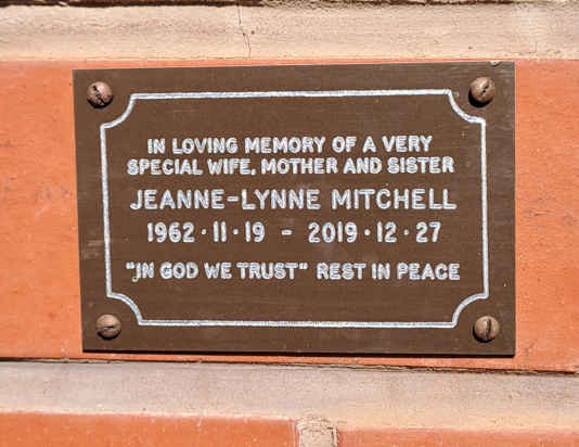 MITCHELL Jeanne-Lynne 1962-2019