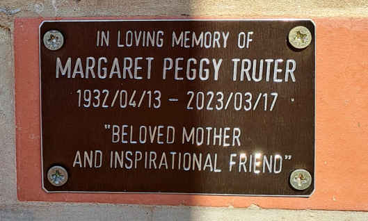 TRUTER Margaret Peggy 1932-2023