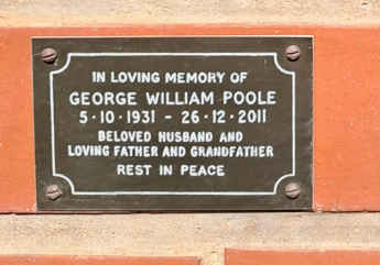 POOLE George William 1931-2011
