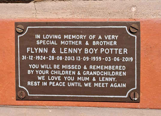 POTTER Flynn 1924-2013 :: POTTER Lenny Boy 1959-2019