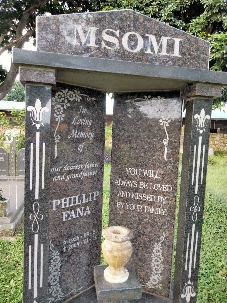 MSOMI Phillip Fana 1938-2008