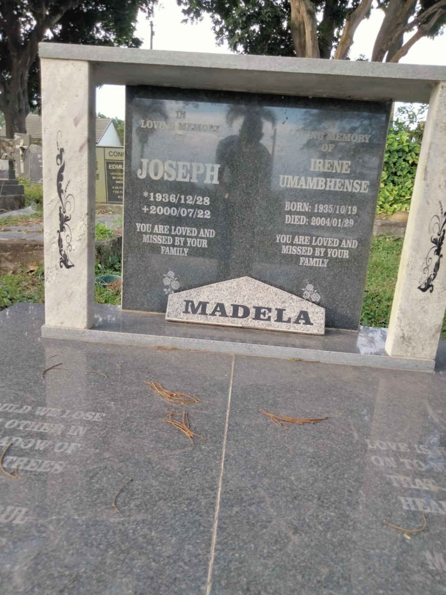MADELA Joseph 1936-2000 & Irene Umambhense 1935-2004