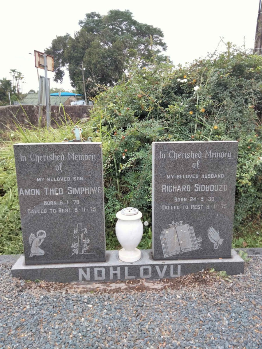 NDHLOVU Richard Siduduzo 1930-1975 :: NDHLOVU Amon Thed Simphiwe 1970-1975