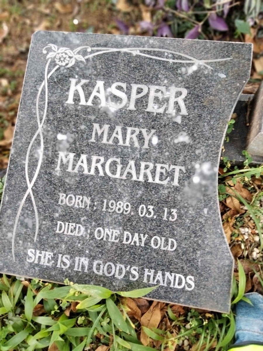 KASPER Mary Margaret 1989-1989