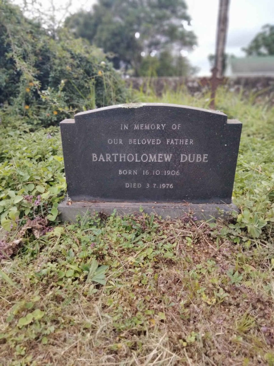 DUBE Bartholomew 1906-1976