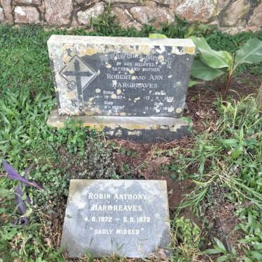 HARGREAVES Robert 1907-1968 & Ann 1909-1962 :: HARGREAVES Robin Anthony 1972-1972