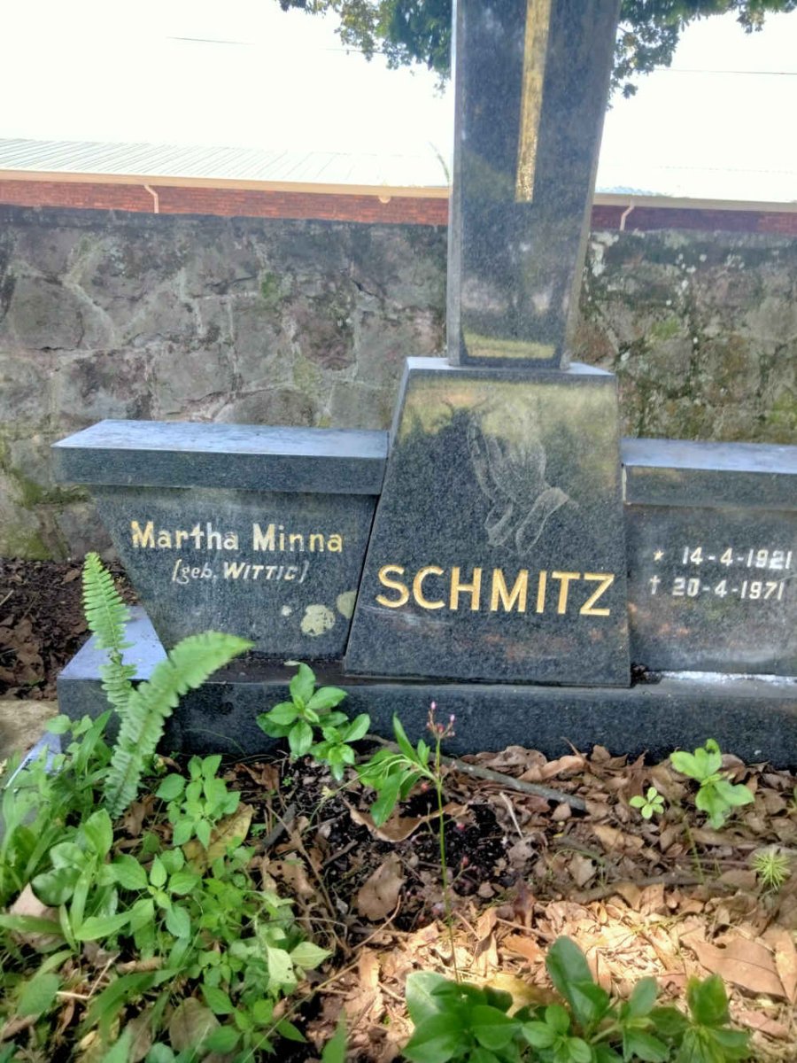 SCHMITZ Martha Minna nee WITTIG 1921-1971