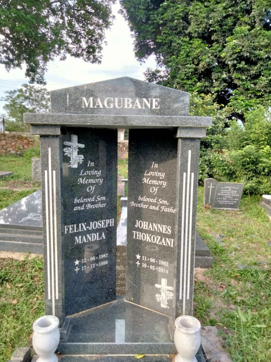 MAGUBANE Johannes Thokozani 1962-2014 & Felix-Joseph 1987-1996