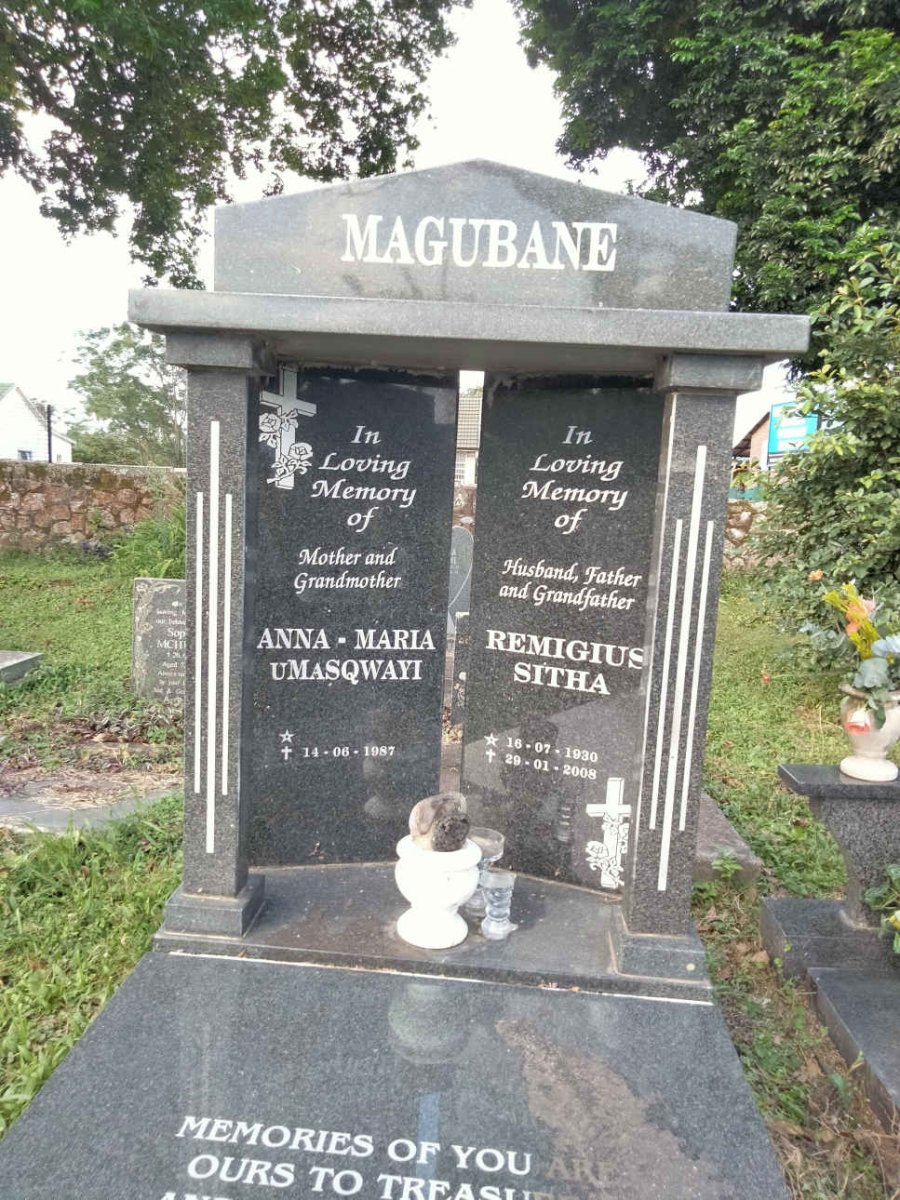 MAGUBANE Remigius Sitha 1930 - 2008 & Anna-Maria Umasqwayi ? - 1987