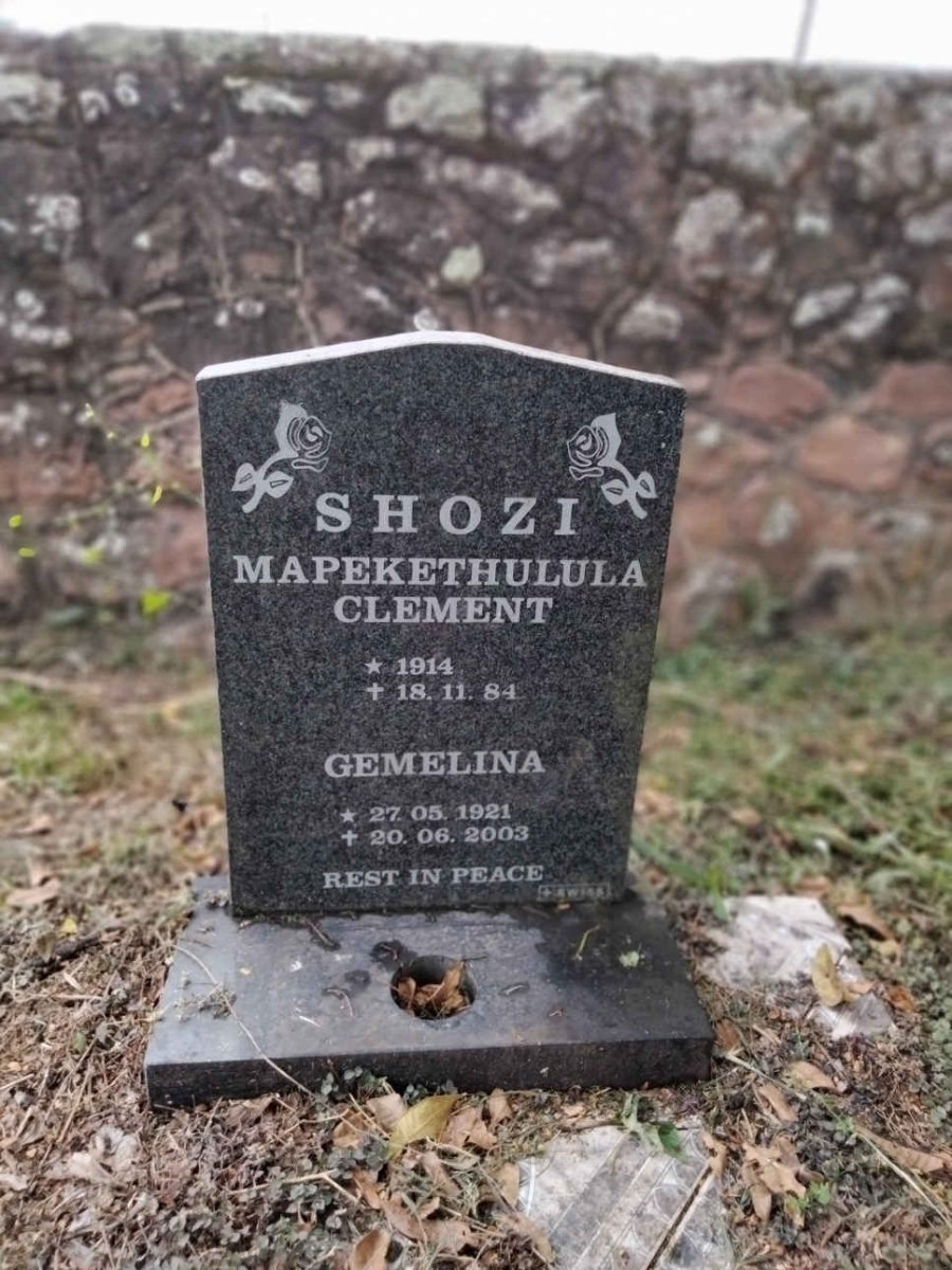 SHOZ Mapekethulula Clement 1914-1984 & Gemelina 1921-2003