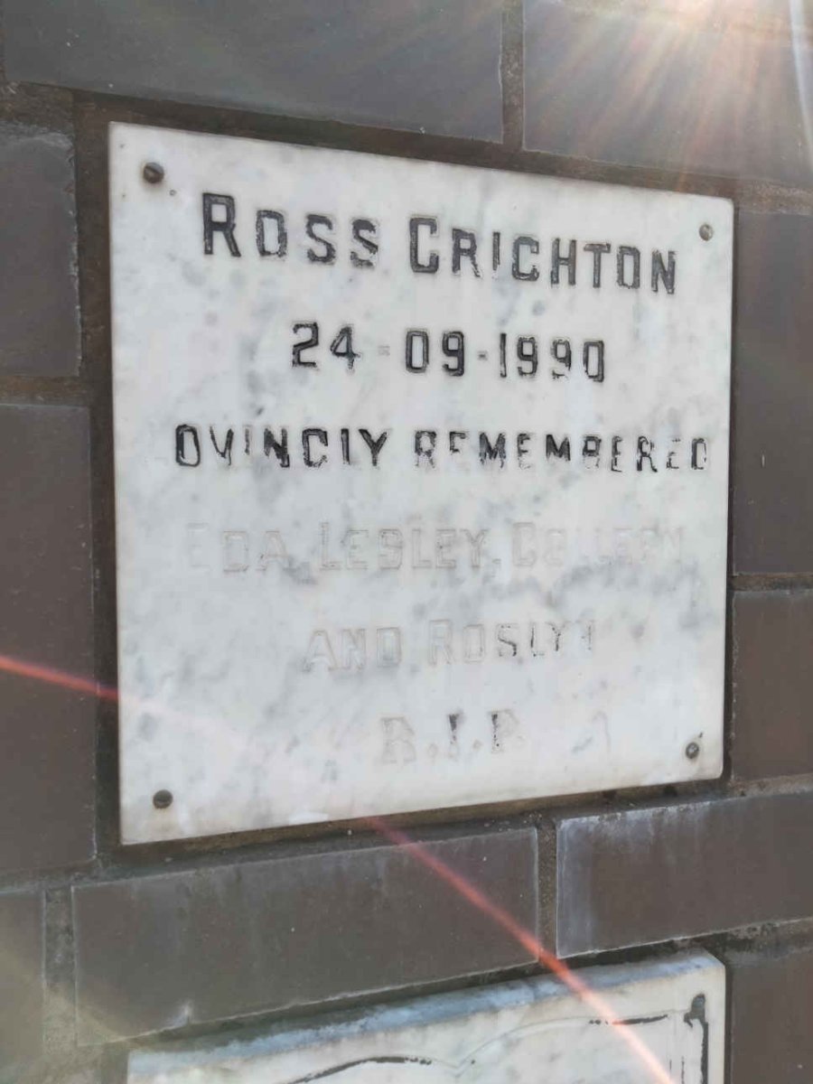 CRICHTON Ross -1990