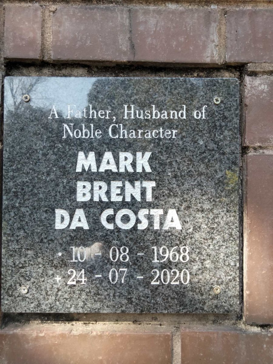 COSTA Mark Brent, da 1968-2020