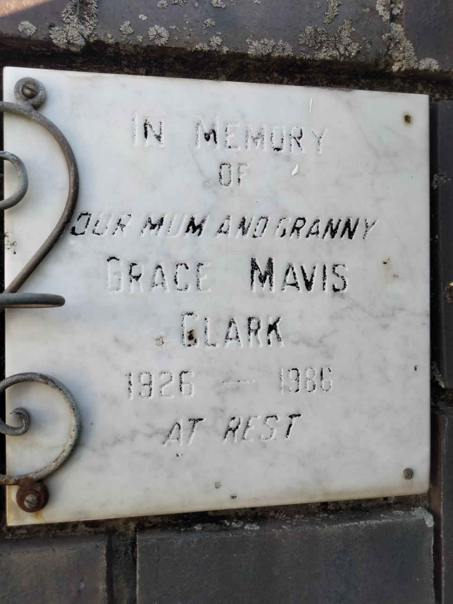 CLARK Grace Mavis 1926-1986