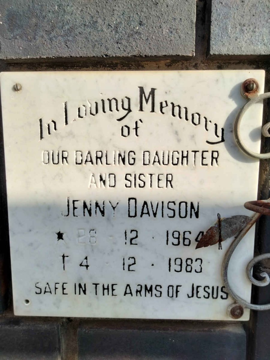 DAVISON Jenny 1964-1983