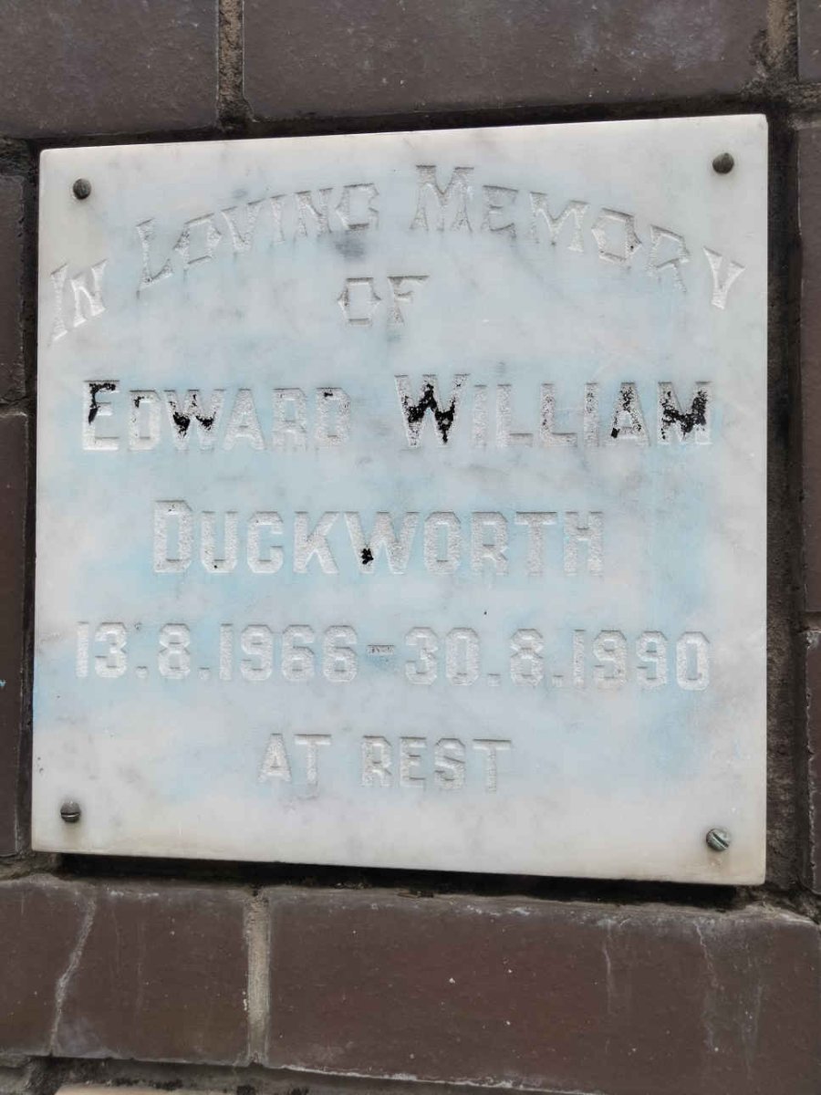DUCKWORTH Edward WIlliam 1966-1990