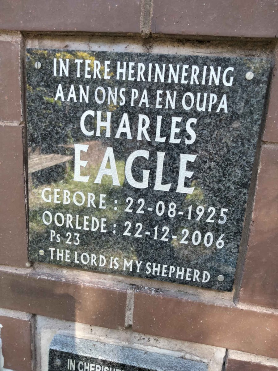 EAGLE Charles 1925-2006