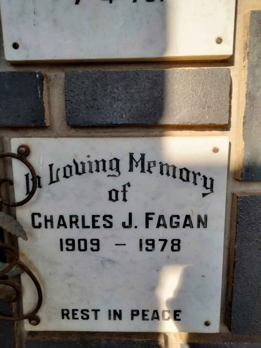 FAGAN Charles J. 1909-1978