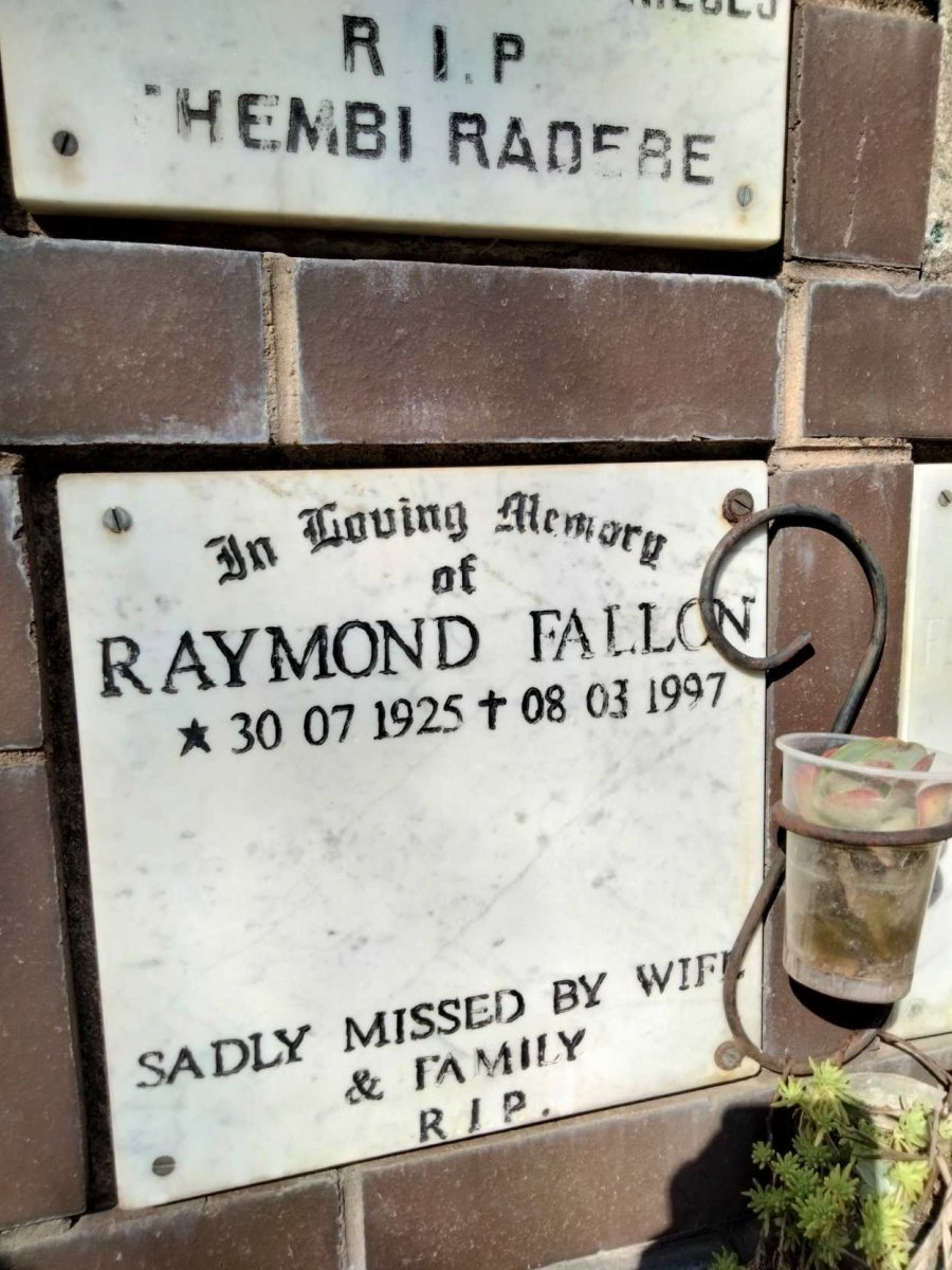 FALLON Raymond 1925-1997