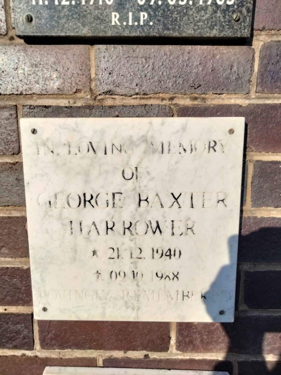 HARROWER George Baxter 1940-1988